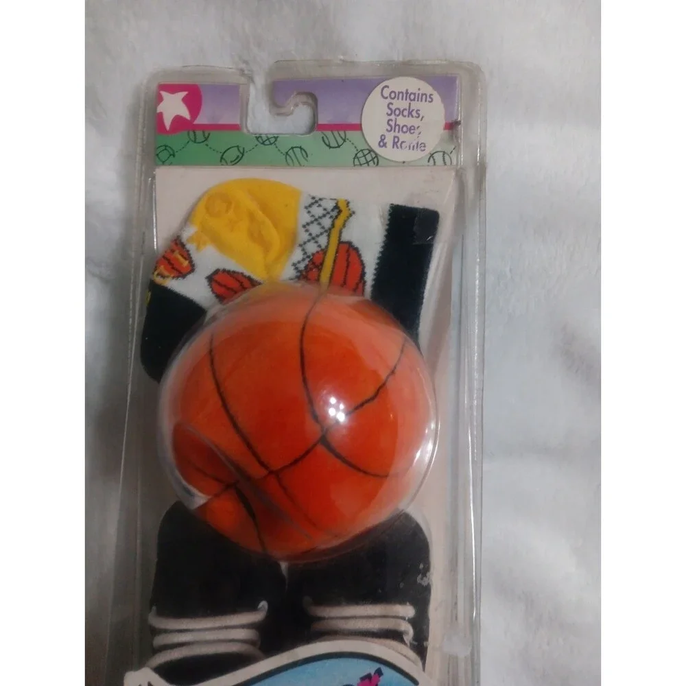 Kids II Baby's All Star Gift Set Shoes, Socks, Soft Toy Rattle New Vintage 1995